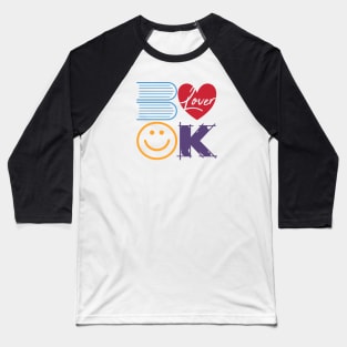 Book Lover Baseball T-Shirt